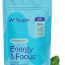 Neuro Energy & Focus Gum, Extra Strength - 100mg Natural Caffeine Gum & Nootropic Energy Supplement with L-Theanine & B Vitamins - Sugar Free, Vegan - Peppermint, 90ct (EXP 11/01/27)