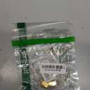 1/4 Inch Female to 1/8 Inch Male, Reducing Adaptor Brass Pipe Fitting, NPT Adaptor, Thread 0.375" OD  0.5" ID, Pack of 2