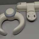 Adjustable Baby Bath Stand with Strong Suction Cups  Foldable Shower Support Seat for Babies 6 Months & Up, No-Drill ABS Plastic with Drain Holes, Safe & Stable Toddler Bath Helper (Beige-Basic)