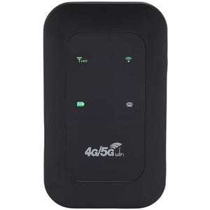 VBESTLIFE Portable Hotspot, 4G WiFi SIM Card Router Pocket Mobile Hotspot Internet Connections 4G Router, for Home Office Travel