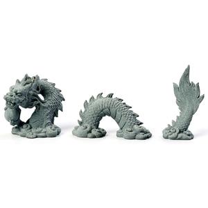 livelyfish Aquarium Dragon Statue Sandstone Ornaments Asian Fish Tank Decor for Freshwater Saltwater Tank Landscape Garden Decorations