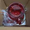 Kingsyard Glass Hummingbird Feeders for Outdoors, 16 Oz Wild Bird Feeder 6 Feeding Ports & Ant Moat Included, Hanging Bird Nectar Feeder Garden Red Dcor Gifts for Mom, Red