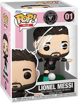 Lionel Messi #01 Funko POP! Figurine, Inter Miami, Facsimile Signed