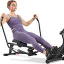 Sunny Health & Fitness Smart Compact 360 Full-Motion Rower, Low-Impact Full-Body Workout Rowing Workout Machine, Wide Motion Range & Space-Saving Design, Free SunnyFit Training App Connection