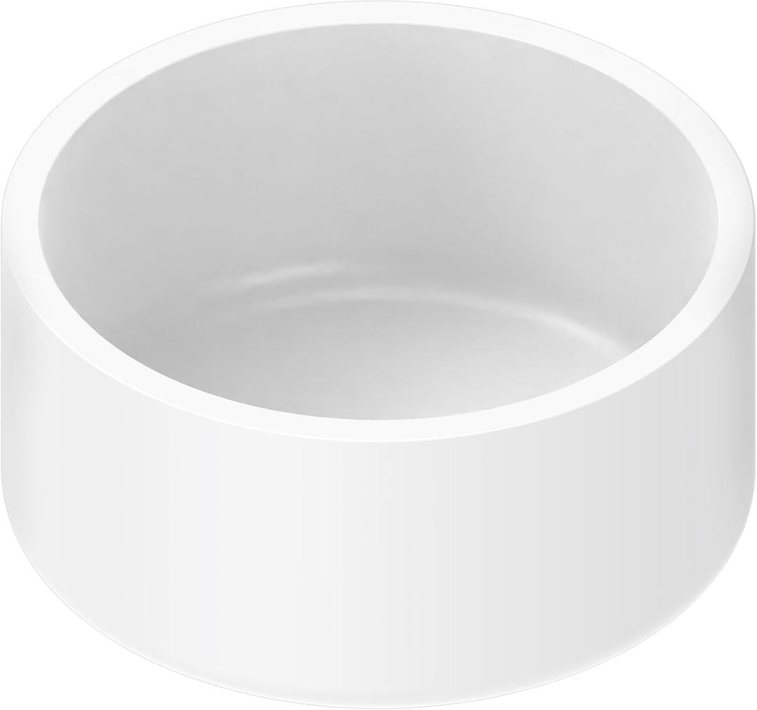 4 Inch PVC Cap (Compatible with 4.50" OD), Fits Standard SCH40 4" PVC Pipe Fittings, White Pipe Cap for Irrigation Systems, Plumbing, Diy, Garden & Furniture, 1 PCS