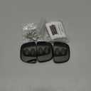 Kingdder 3 Pcs 10 Dip Switch Two Button Garage Door Remote Compatible with Multicode 300mhz 3089 3060 3070 3083 Gate Opener Remote with Keychain, Control 2 Different Doors Simultaneously