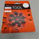 multi tool,Snowflake Multi Tool，Snowflake Multitool,Screwdriver Spanner,Snowflake Multitool 18 in 1 Mini Snowflake Multi Pocket Tool Spanner Hex Wrench Multipurpose Camp Survive Outdoor Hike Key Ring, 5 Pack
