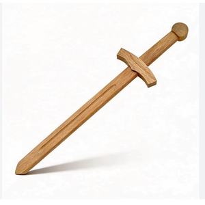 Wooden Practice Sword Wooden Training Indoor and Outdoor Practice Tool Swordplay Training Accessory Cosplay Costume Prop Gift Item