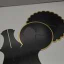 YLDW 3-Tier Cupcake Stand, Lace Trim Cake Stand Holder, Tiered DIY Cupcake Stand Tower for Dessert Table Displays, Birthday Theme Party Favors Decoration, Floral Tea Party, 12" W x 12.8" H, Black