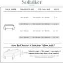 Softalker Spring Vinyl Tablecloth Rectangle, Outdoor 100% Waterproof Oil Proof Plastic Edge Binding Table Cloth, Heavy Duty Wipeable PVC Table Covers for Picnic Dining Party - 54 x 78 Inch, Sage