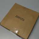 Round Decorative Tray Wood Bathroom Counter Organizer Farmhouse Kitchen Decor Wooden Riser for Soap Dish, Perfume, Candle, Sponge, 11" - Brown