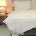 CUDDLE DREAMS Wool Comforter Duvet Insert, 100% Australian Wool Filling with Soft Noiseless Cotton Shell, Natural Warmth (Lightweight for Summer, King) (KING, 102 IN x 88 IN)