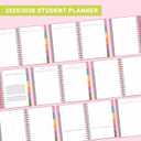 And Per Se Student Planner 2025-2026, Academic Planner July 2025 - June 2026, 8.5"  6.2", Weekly & Monthly Lesson Plan for Students with Colorful Tabs & Stickers (Smart Letter)