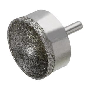 uxcell Diamond Grinding Mounted Point, 40mm 100 Coarse Grits Spherical Concave Head Bead Fine Grinding Bit for Jade Amber Stone Beeswax Glass