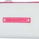 Fast Forward Sanrio Hello Kitty Wallet Women's 3D Bow Faux Saffiano Leather Full Zip Around Wallet