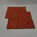 Anickal Small Fall Thanksgiving Pillow Covers 16x16 Inch for Thanksgiving Decorations Set of 2 Burnt Orange Rustic Decorative Square Throw Pillow Covers for Sofa Couch Farmhouse Home Decoration