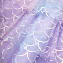 Little Girls Tulle Tutu Dress Toddler Summer Ruffle Sleeve Fluffy Tiered Dress Kids Birthday Party Outfits 2-3 Years