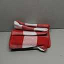 Christmas Door Mat Outdoor 35.4''x59'' Buffalo Plaid Christmas Decor Rug Cotton Hand-Woven Layered Door Mats Washable Carpet for Front Porch, Kitchen, Farmhouse, Entryway