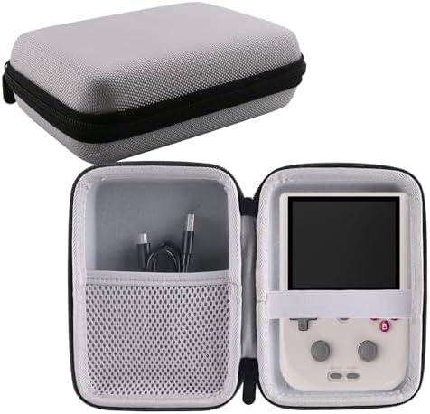 WERJIA Hard Carrying Case Compatible with RF40H/RG406V /RG405V Retro Handheld Game Console (Grey)