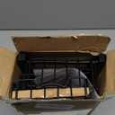 Simple Houseware 2-Tier Spice Rack Slide Out Wire Basket Drawer Organizer, Black