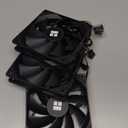 Thermalright TL-C12C X3 CPU Fan 120mm Case Cooler Fan, 4pin PWM Silent Computer Fan with S-FDB Bearing Included, up to 1550RPM Cooling Fan3 Quantities