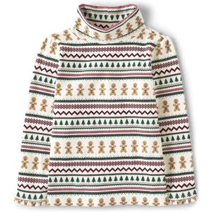 Gymboree Girls' and Toddler Embroided Graphic Long Sleeve T-Shirts