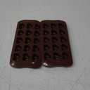 Heart Shaped Chocolate Silicone Mold 2PCS-15 Cavity Candy Jelly Silicone Molds for Valentine Anniversary Wedding Gift Wax Melts Mold Ice Cube Tray