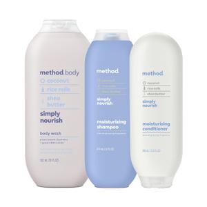 Method Body Wash and Hair Care Gift Set, Simply Nourish