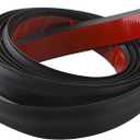 KoiLykke Carpet Edge Strip for 10mm Thickness Carpet, Seamless Floor Transition Strip with TPE Material, Black, 1/2/3 Meter Options