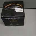 BESTINNKITS Smart Coffee Set Auto On/Off Gravity-Induction Mug Office Desk Use, Candle Wax Cup Warmer Heating Plate (Up to 131F/55C), 14oz (White Set)