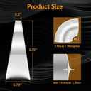 304 Stainless Steel Pie Cuts, 1.75'' Polished Exhaust Cutout Laser Cut and Deburred for Custom Exhaust System 5 Pcs