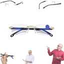 Anti-Blue vision glasses as seen on tv for men, Anti-Blue Light Presbyopia Glasses, Auto Zoom