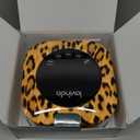 Lavinda LED Nail Lamp UV Light for Gel Nails 54W Cordless Rechargeable UV Lamp Nail Light with 4 Timer, 2X Faster Professional Gel Polish Curing Nail Dryer for Salon Use-Leopard Print