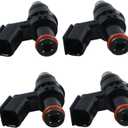 JEENDA 4pcs Fuel Injectors 49033-0015 Compatible with 2007-2012 2021-2022 Kawasaki Ninja ZX6R ZX600R ZX600P