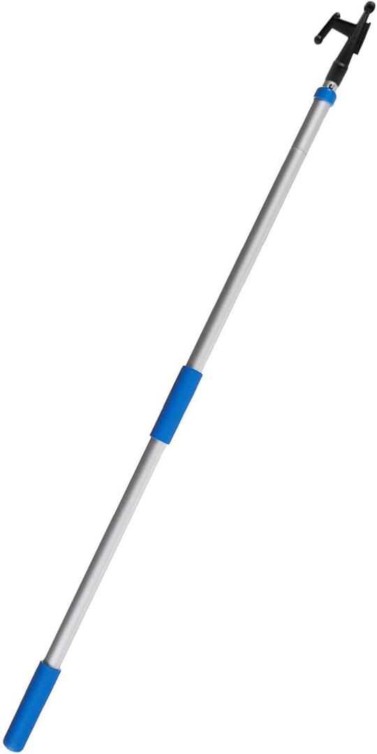 STAR BRITE Heavy Duty Extend-A-Brush Telescoping Handle, 3'-6' Pole W/Boat Hook