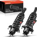 A-Premium Rear Complete Struts Compatible with Toyota Corolla [1.8L] 2014-2019 - 2x Replacement Suspension Shock Absorber with Coil Spring Assembly