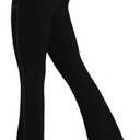 Sunzel Flare Leggings for Women High Waist Workout Leggings with Pockets Tummy Control Wide Leg Flared Yoga Pants (S)