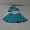 Cutemile Little Girls Two Piece Tankini Swimsuit Summer Boyshort Bathing Suit Beach Rash Guard Swimwear 13T Years Blue Marble