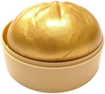 Giant Dumpling Soft Squeeze Buddy, Large Colourful Dumpling Stress Relief Sensory Ball, Fast Rebound Anxiety Relief Decompression Dough for Adults,Yellow