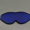 LitBear Sleep Masks, Light Blocking Eye Mask Sleeping for Women Men Side Sleeper, Soft 3D Comfortable Sleeping Mask with Adjustable Elastic Strap for Travel (1 Count (Pack of 1), Blue)