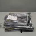 Over The Toilet Storage Cabinet, Metal 4 Tier Bathroom Shelves Over Toilet, Bathroom Oragnizer with 4 Hooks and Paper Holder, Chrome