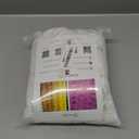 Art Box Marigold Diwali & Wedding Decorations Artificial Flowers - White Fake Flowers - 5 FT Strands Pack of 5