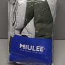 MIULEE Olive Green Pinch Pleated 100% Blackout Linen Curtains for Bedroom, Room Darkening Memory Trained Dark Green Window Curtains 84 inches Long for Living Room, Black Out Pleat Drapes, 2 Panels (Loden)