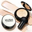 Natural Glow - Ideal for Light/Medium Complexions,Luvie Glow Foundation, Mushroom Head Air Cushion CC Cream - BB Cream Foundation for Older Women(Natural)