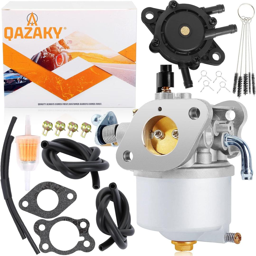 350cc Carburetor Fuel Pump Compatible with EZGO Golf Cart Gas 4-Cycle Robin Engine Workhorse ST350 Carb 72558-G01 72558-G05 72840-G02 72873-G01 17559 520-184 MPT TXT ST-Sport Shuttle Series