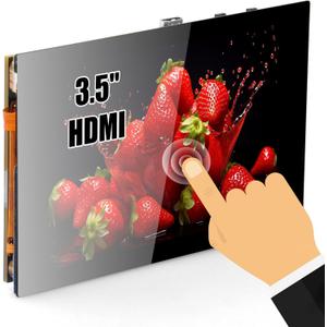 OSOYOO 3.5 inch HDMI Capacitive Touch Screen for Jetson Nano/Raspberry Pi 5, 4, 3B / PC, Pulg and Play, Compatible with Windows 11 10 8 7, Raspberry Pi OS, Ubutun, Kali