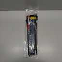Gardner Bender 46-310UVB DoubleLock Cable Tie, 11 inch, 75 lb, Electrical Wire and Cord Management, Nylon Zip Tie, 100 Pk, UV Resistant Black