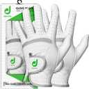 Dprofy Men's Golf Glove Pro Cabretta Leather Golf Gloves Golf Accessories, Pack of 2 (XX-Large)