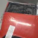 Anluoer Queen Comforter Set -7 Pieces Bed in a Bag Queen Size, Reversible Bed Set with 1 Comforter(88"*88"), 2 Pillow Shams, 2 Pillowcases, 1 Flat Sheet, 1 Fitted Sheet, Red & Black