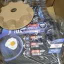 Blue Diamond 9.5” and 11" Frying Pan Skillet Set, Diamond Infused PFAS & PFOA-Free Ceramic Nonstick Pots & Pans, Durable Non Toxic Metal Utensil Safe & Scratch Resistant, Dishwasher & Oven Safe, Blue